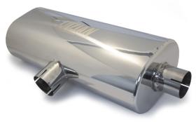 Abafador Esportivo Aço Inox Luzian LA024 Premium 3 polegadas Abafador Esportivo Aço Inox Luzian LA024 Premium 3 polegadas