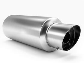 Abafador Esportivo Aço Inox Luzian LA09 Shark 3,5 polegadas