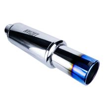 Abafador Esportivo em Aço Inox 304 Luzian LA016 Drift Premium Burned Tip - 4 Polegadas