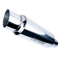 Abafador Esportivo em Aço Inox Luzian LA01 Pequeno - 3 Polegadas Abafador Esportivo em Aço Inox Luzian LA01 Pequeno - 3 Polegadas