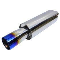 Abafador Esportivo Inox Escape Ponteira Burned 3 Polegadas