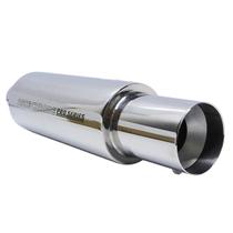 Abafador Esportivo Inox Race Chrome 3 Reta Rc490 Pro Series