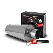 Abafador Esportivo Ponta Reta Em Inox 2,5" Sem Bluetooth