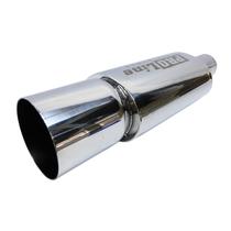 Abafador Esportivo Pro Line Oval Ponteira Inox 3.5 Polegada