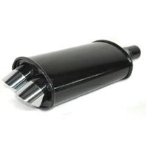 Abafador Esportivo Tipo 2x1 Cromado Adaptação Universal M23