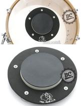 Abafador Gorilla PAB p/ Bumbos de 16 a 26 Cinza Emborrachado com Ventosas p/ Fixar em Peles Clear