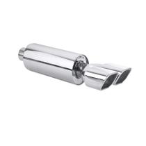 Abafador inox dupla ponteira 4 Polegadas ronco esportivo