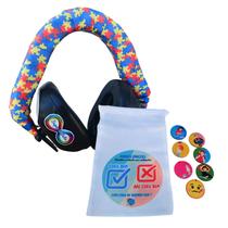 Abafador para Sensibilidade Auditiva Infantil Acolchoado 12 Db+ Jogo das Emoções