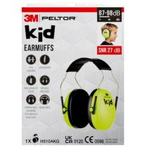 Abafador Protetor de Ruidos Infantil Peltor KIDS Verde Abafador Protetor de Ruidos Infantil Peltor KIDS Verde