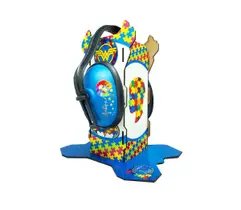 Abafador Ruído P/ Autistas C/ Suporte Decorativo Mdf 24X22Cm Abafador Ruído P/ Autistas C/ Suporte Decorativo Mdf 24X22Cm