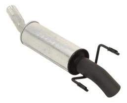 Abafador traseiro esportivo c/ponta preta curvada Celta