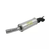 Abafador traseiro esportivo com ponteira curvada preta