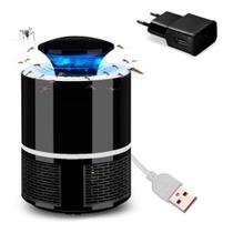 Abajour Armadilha Mata Mosquito Pernilongo Cooler Led Infra C/ PLUG TOMADA USB PT
