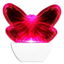 Abajour Luz Noturna Led Borboleta 127 Volts - 8855 - BRASFORT Abajour Luz Noturna Led Borboleta 127 Volts - 8855 - BRASFORT