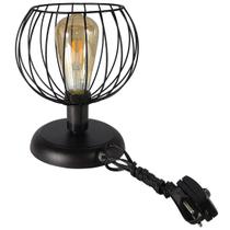 Abajur Aramado Tangerine preto Sala Quarto cozinha banheiro Abajur Aramado Tangerine preto Sala Quarto cozinha banheiro