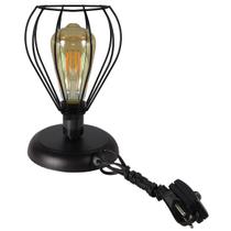 Abajur Aramado Teardrop preto Sala Quarto cozinha banheiro Abajur Aramado Teardrop preto Sala Quarto cozinha banheiro