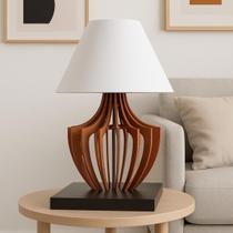 Abajur Aranha Madeira Moderno Casa Sala E Quarto Decoração Abajur Aranha Madeira Moderno Casa Sala E Quarto Decoração