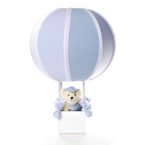 Abajur Balãozinho Urso Azul Quarto Bebê Infantil Menino - Potinho de Mel