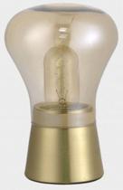 Abajur Bead 1xE27 14x 21,5cm Dourado e Champanhe Quality