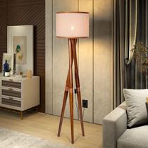 Abajur Belíssima Hotel Fazenda Retro Luxo Tripé Pedestal Abajur Belíssima Hotel Fazenda Retro Luxo Tripé Pedestal