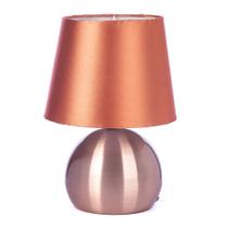 Abajur Bola New Cobre Com Cúpula Tradicional Cobre