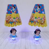 Abajur Branca de Neve e os Sete Anões