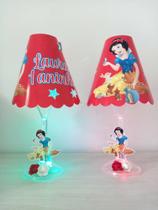 Abajur branca de neve