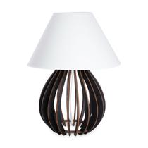 Abajur Classico Moderno Luminária de Mesa Quarto Escritório Marrom - Ab B Marrom