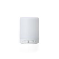 Abajur Colorido Mini Com Caixa de Som Bluetooth Luminária