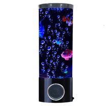 Abajur com Alto-Falante Bluetooth LED - Design Criativo de Peixe Bolha