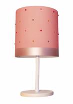 Abajur Com Pérolas Coloridas-quarto De Menina Rosa