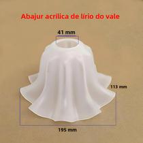 Abajur De Acrílico Para Orquídea E27, Abajur Suspenso Diy, Peças De Mesa, Lustre Noturno De Parede,