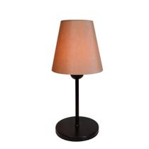 Abajur de cabeceira md-2005pr cúpula em tecido palha