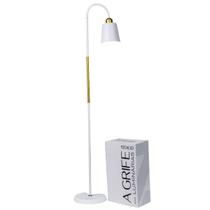Abajur de chão detalhe cor cobre luminaria de piso curva luminária chão articulada Techled Abajur de chão detalhe cor cobre luminaria de piso curva luminária chão articulada Techled