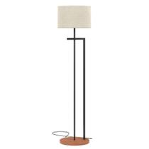 abajur de chão luminaria pedestal para sala decoração ambiente design industrial