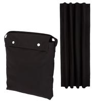 Abajur de cortina blackout para janelas Amazon Basics Portable Black