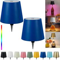Abajur de garrafa sem fio TiGilt LED recarregável de 3 cores Abajur de garrafa sem fio TiGilt LED recarregável de 3 cores