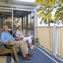 Abajur de janela Coolaroo Mediano UV Block, tecido respirável