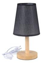 Abajur De Madeira Luminária De Mesa Decorativo Quarto / 032 Abajur De Madeira Luminária De Mesa Decorativo Quarto / 032