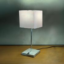 Abajur de Mesa Clássico Quadrado e Escovado Com Interruptor e Cúpula Decorativo Para Sala, Quarto cabeceira de Cama, Escritório Abajur de Mesa Clássico Quadrado e Escovado Com Interruptor e Cúpula Decorativo Para Sala, Quarto cabeceira de Cama, Escritório