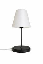 Abajur de Mesa Cúpula Branca Dourado Luz Ambiente Zen