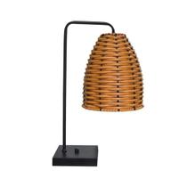 Abajur De Mesa Cúpula Junco Areia Abajur De Mesa Cúpula Junco Areia