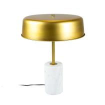 ABAJUR DE MESA EM MARMORE E METAL 48X40X40cm ABAJUR DE MESA EM MARMORE E METAL 48X40X40cm