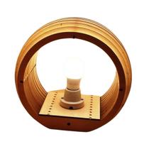 Abajur de Mesa em MDF