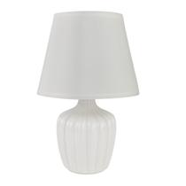 Abajur de Quarto Branco Com Cúpula - Luminária de Mesa - Studio Casa Center