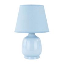 Abajur de Quarto de Bebê Azul com Cúpula - Luminária de Mesa