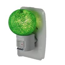 Abajur de Tomada Luz Noturna LED Verde