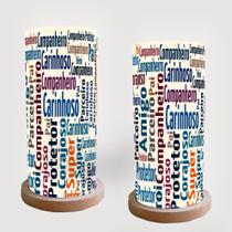 Abajur decorativo Dia dos Pais Modelo 07 Abajur decorativo Dia dos Pais Modelo 07