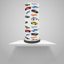 Abajur decorativo Infantil Hot Wheels