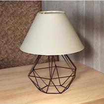 Abajur Diamante 3D luminária De Mesa Moderno Bivolt Bocal E27